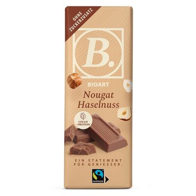 B. Chocolate Nougat Hazelnut 50g organic, FT-Cert.