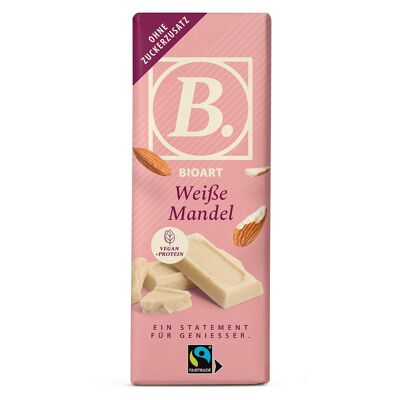 B. Cioccolato Bianco Mandorla 50g biologico, FT-Cert.