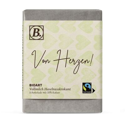 B. Chocolate From the Heart 70g biologico, FT-Cert.