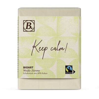 B. Chocolate Keep Calm 70g biologico, FT-Cert