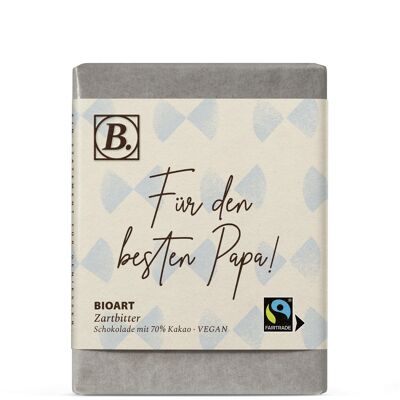 B. Chocolate Para el mejor papá 70g orgánico, FT-Cert