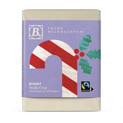 B. Chocolate Christmas candy cane 70g organic, FT-Cert.