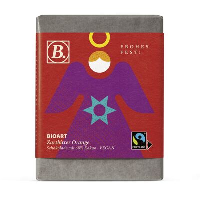 B. Chocolate Christmas angel 70g organic, FT-Cert.