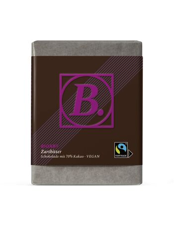 B. Chocolat noir 70g bio, FT-Cert.