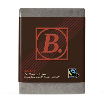 B. Chocolate negro con naranja 70 g orgánico, FT-Cert