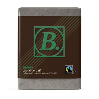 B. Schokolade Zartbitter Chili 70g bio, FT-Cert.