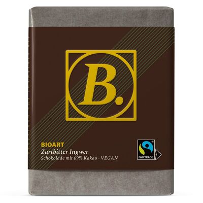 B. Jengibre chocolate negro 70g orgánico, FT-Cert.