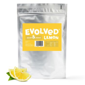 Citron évolué, demi-tranches | Garnitures de fruits lyophilisés