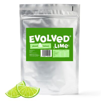 Citron vert évolué, demi-tranches | Garnitures de fruits lyophilisés