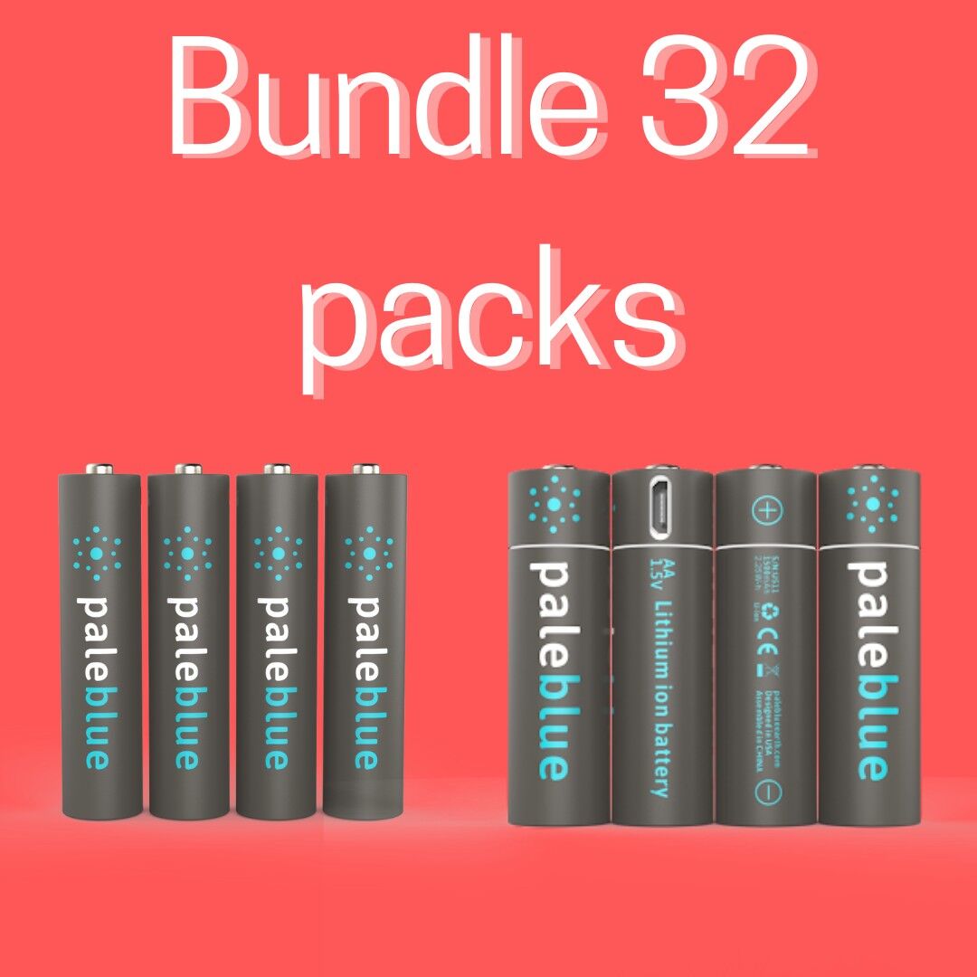 PACCHETTO ESSENZIALE 32 CONFEZIONI: AA (16 confezioni) E AAA (16 confezioni)