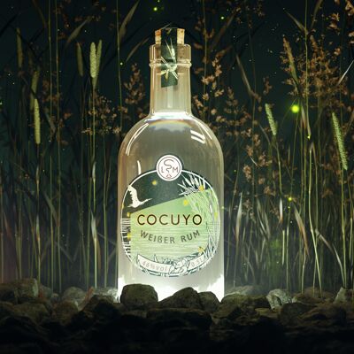 COCUYO - bottiglia di rum bianco 500 ml 46% vol