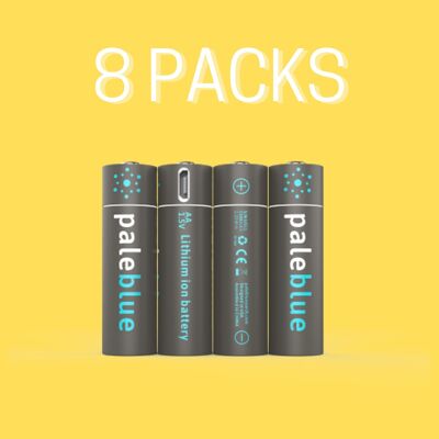 Pack of 8 AA batteries