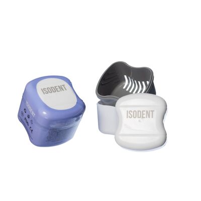 ISODENT Reinigungs- und Aufbewahrungsbox für Mundschutz und Zahnersatz