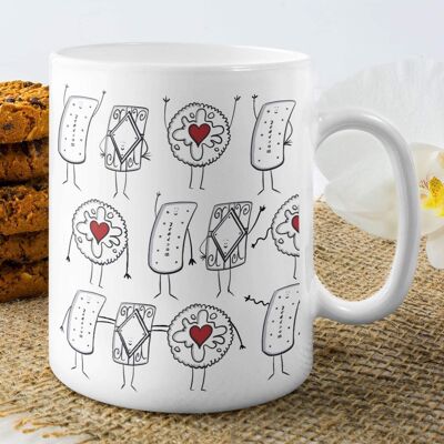 11oz Biscuit Coffee Mug , SKU004