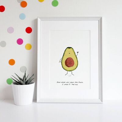 Avocado-Wand-Kunstdruck, SKU015