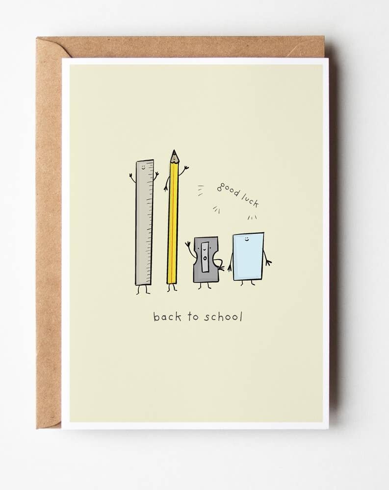Back To School Greeting Card , SKU017