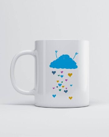 Tasse à café nuage bleu, SKU023 2