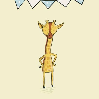 Giraffe Nursery Art Print , SKU054