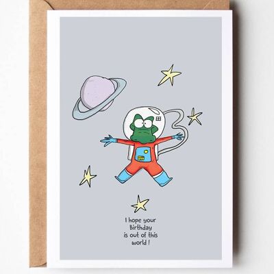Out of this world Card , SKU085