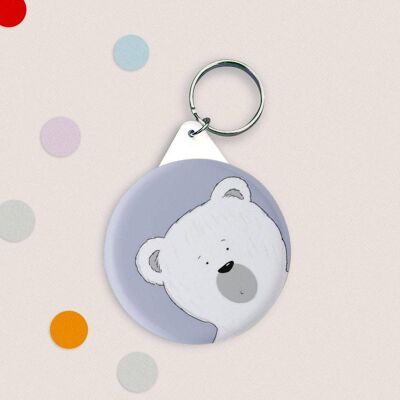 Porte-clés ours polaire, SKU090