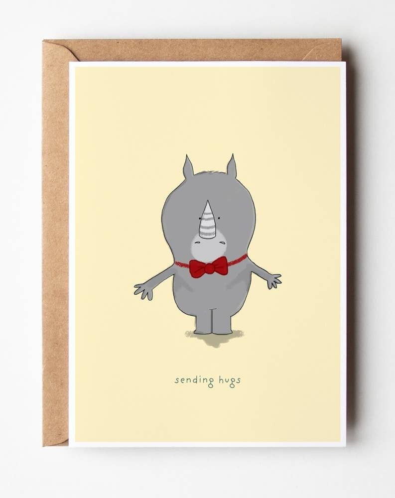 Invio di abbracci biglietto di auguri di Richard Darani, SKU095