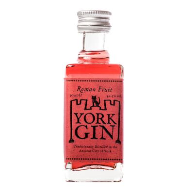 Case of 20 York Gin 5cl Miniatures - York Gin Roman Fruit - 42.5%