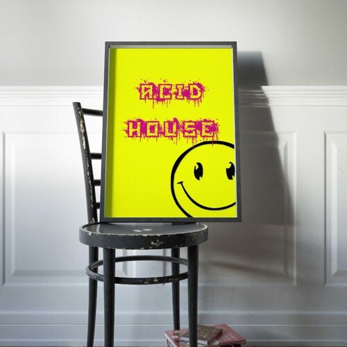 Acid House- Wall Art Print