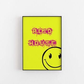 Acid House - Impression d'art mural 3