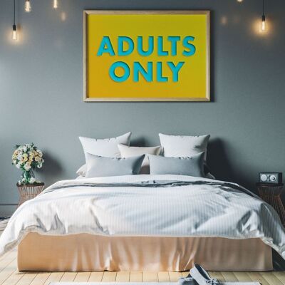 Adults Only-Classy Cut Out Words