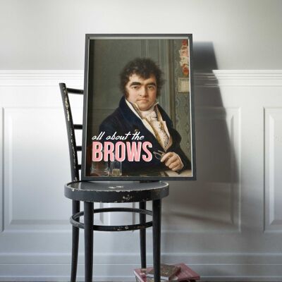 All About The Brows - Wall Art Print