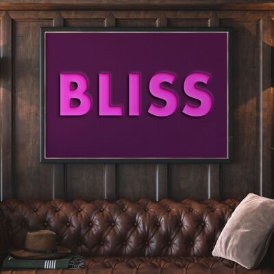 Bliss-Classy ausgeschnittene Wörter