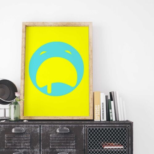 Blue Monday-Wall Art Print