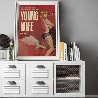 Bored Young Wife - Wall Art Print