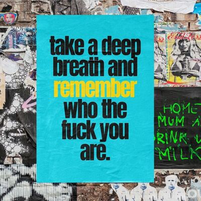 Deep Breath- Wall Art Print