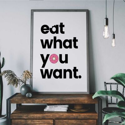 Eat Everything - Wall Art Print