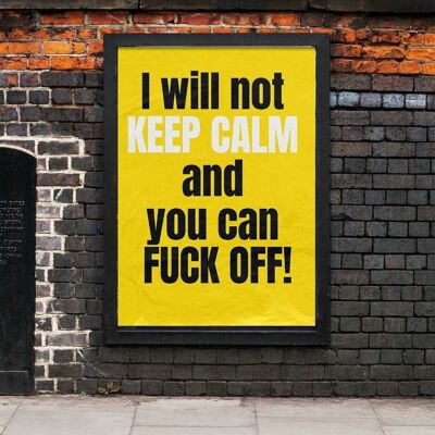 Fuck Off- Wall Art Print