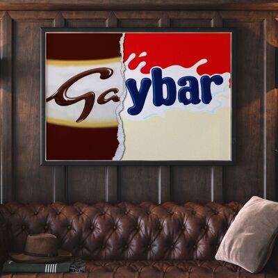 Gaybar-Wand-Kunstdruck