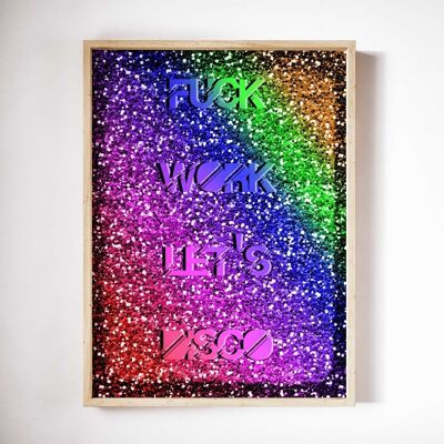 Lets Disco - Impresión de arte de pared