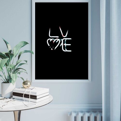 Love Neon - Wall Art Print