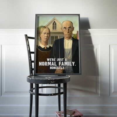 Normal Family - Wall Art Print