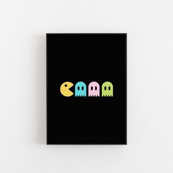 Pacman - Impression d'art mural 3