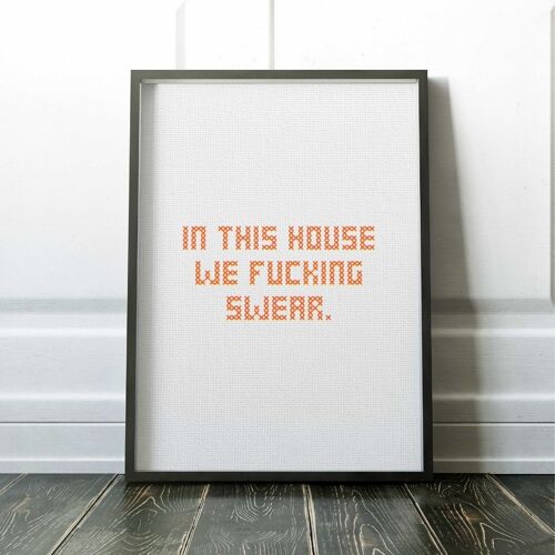 Potty House - Wall Art Print