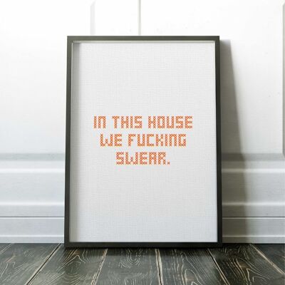 Potty House - Wall Art Print