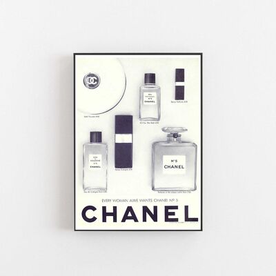 Chanel - Impresión de arte de pared