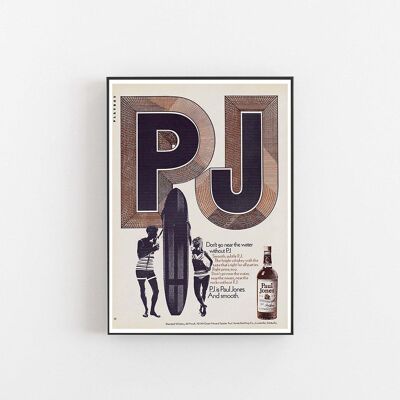 PJ's surf - Wall Art Print