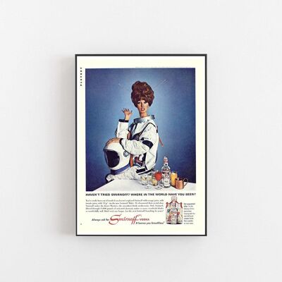 Astronauta Smirnoff - Stampa artistica da parete