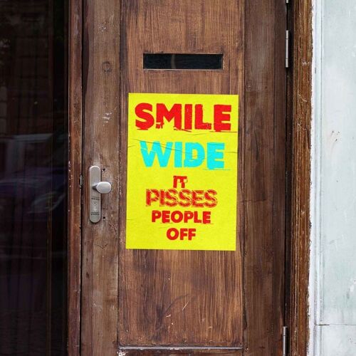 Smile Wide- Wall Art Print