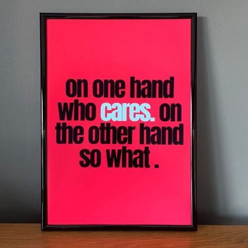 So What- Wall Art Print