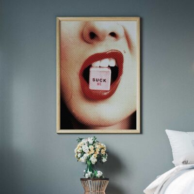 Suck - Wall Art Print