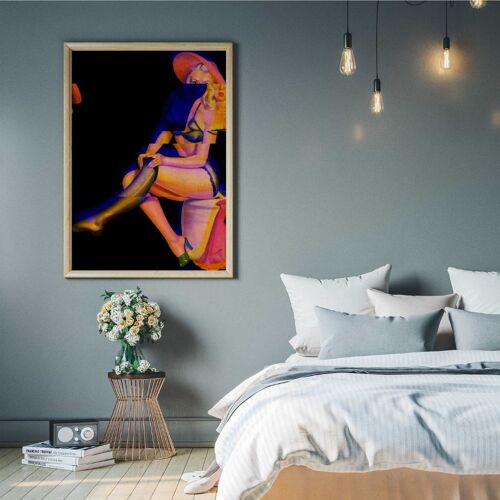 Thigh High Sigh - Wall Art Print